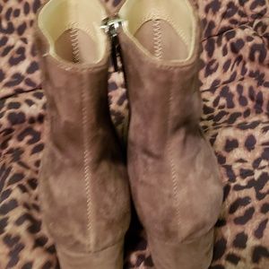 Brand new never worn brown booties